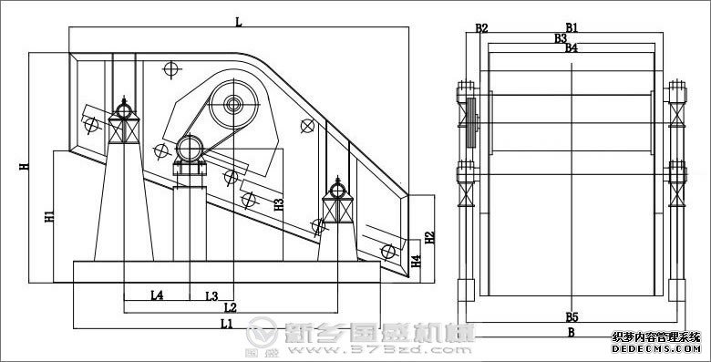 礦用篩選機(jī)圓形YA式尺寸對(duì)照?qǐng)D 礦用篩選機(jī)圓形YA式尺寸對(duì)照?qǐng)D